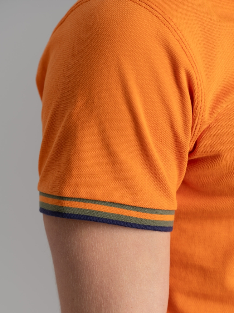Polo uomo mezza manica con dettagli sportivi