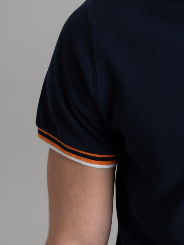 Polo uomo mezza manica con dettagli sportivi
