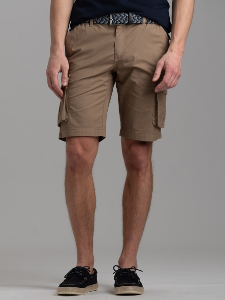 Bermuda uomo cargo in popeline stretch super light