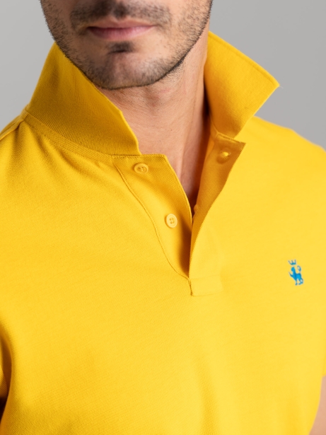 Polo uomo basica a mezza manica in cotone piquet 2