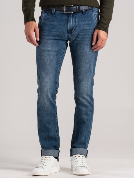 Jeans uomo tasca America lavaggio chiaro