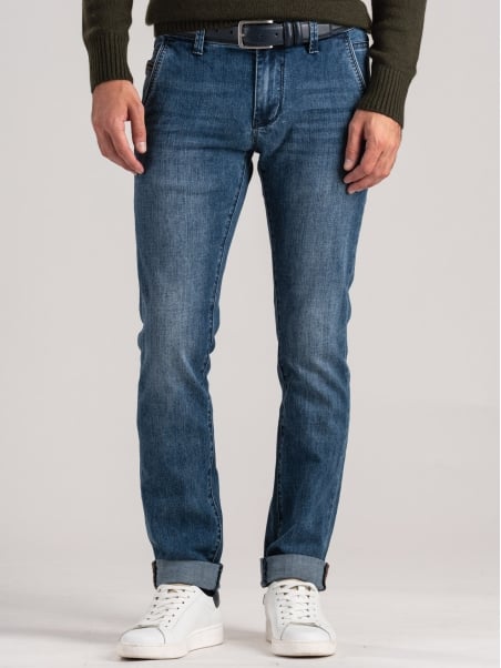 Vaqueros para hombre Pocket America light wash