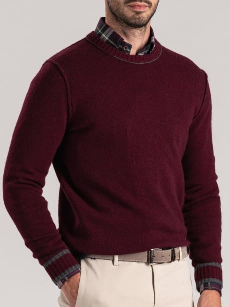 Jersey de cuello redondo...