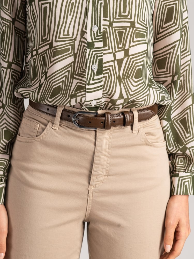 Pantalones anchos de mujer teñidos en prenda