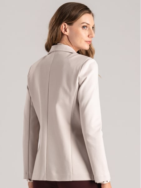 Chaqueta de mujer en tejido elástico de punto Milano