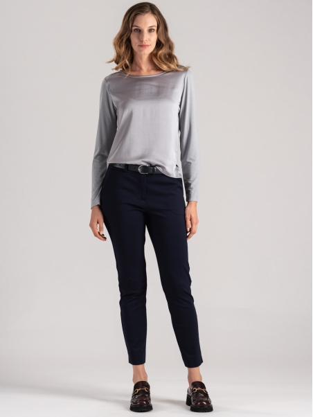 Pantalones pitillo de mujer en tejido de punto Milano