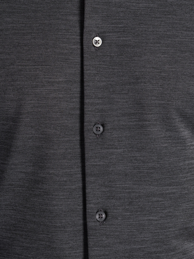 Camisa gris TECNO melange de hombre