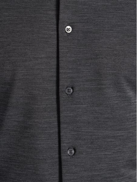 Camicia uomo TECNO melange grigia