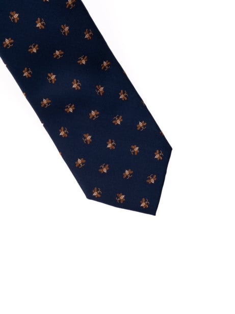 Corbata de caballero azul...