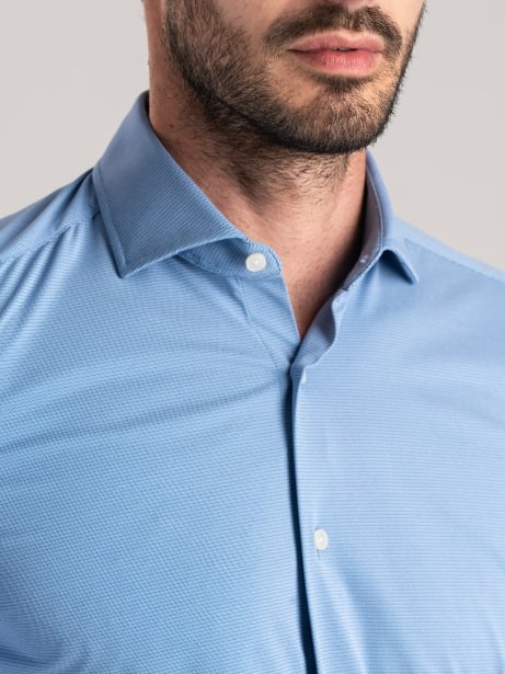 Camisa vaquera de microtejido TECNO para hombre 2