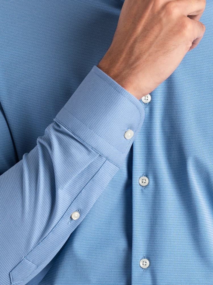 Camisa vaquera de microtejido TECNO para hombre