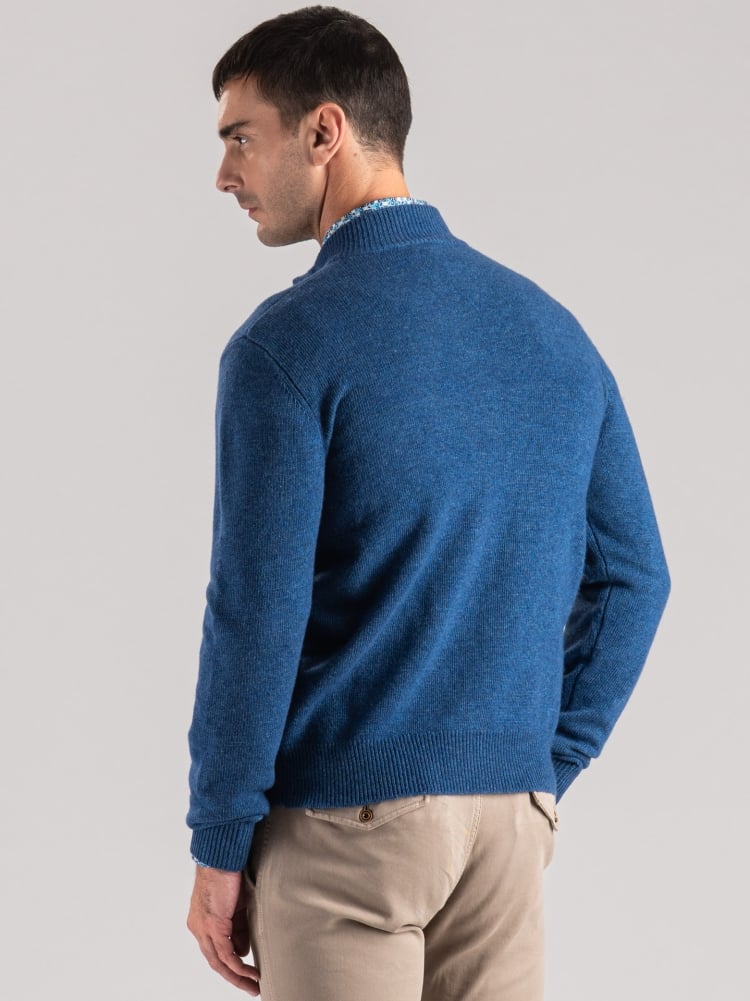 Chaqueta de hombre de mezcla de lana fina 7