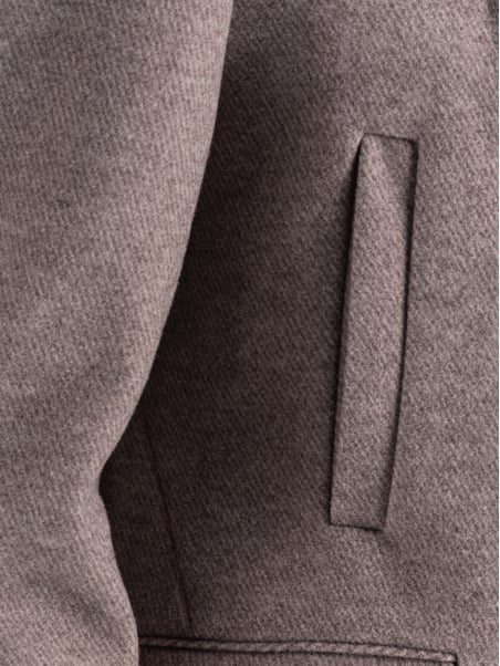 Cappotto uomo con pettorina staccabile