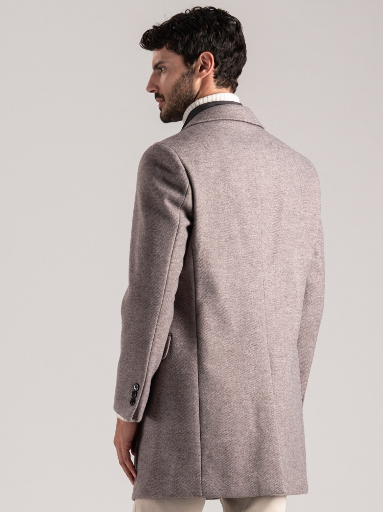 Abrigo de hombre con peto desmontable