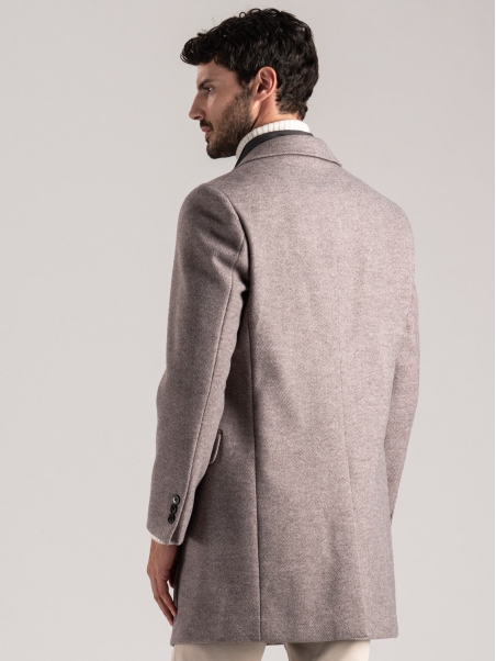 Abrigo de hombre con peto desmontable
