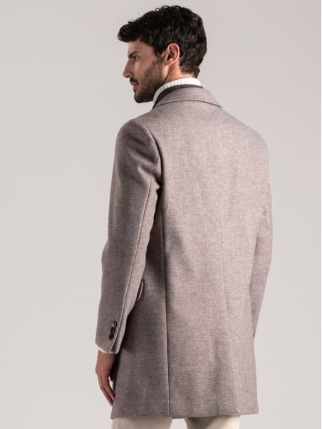 Cappotto uomo con pettorina staccabile