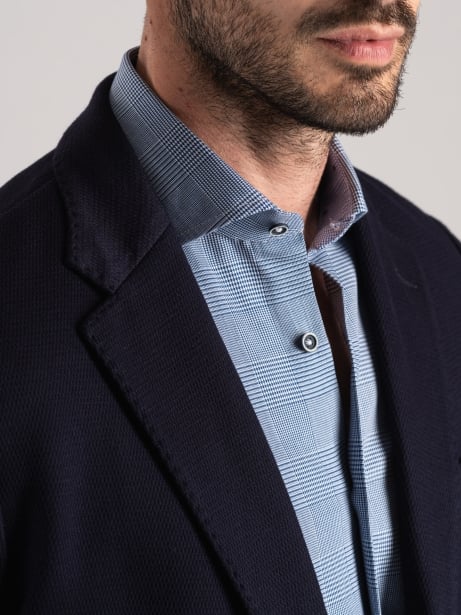 Chaqueta de hombre en jacquard jersey texturizado 2