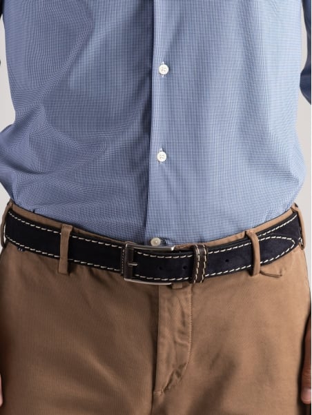 Pantalone uomo chino in tricotina mano calda