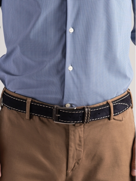 Pantalones chinos de hombre en tricotina mano caliente