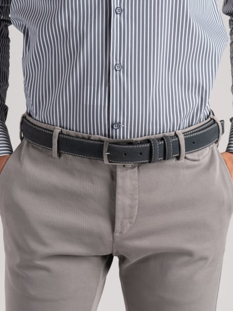 Pantalones chinos de hombre en tricotina mano caliente 2