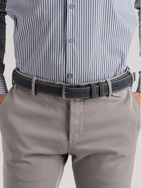 Pantalones chinos de hombre en tricotina mano caliente