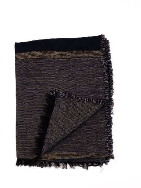 Sciarpa donna jacquard blu... 2