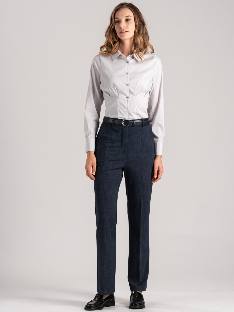 Camisa de mujer efecto corpiño de algodón elástico Invidia 1973