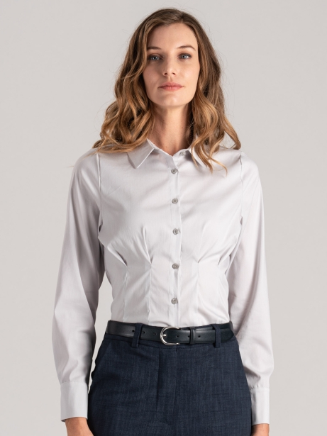 Camisa de mujer efecto corpiño de algodón elástico Invidia 1973 2