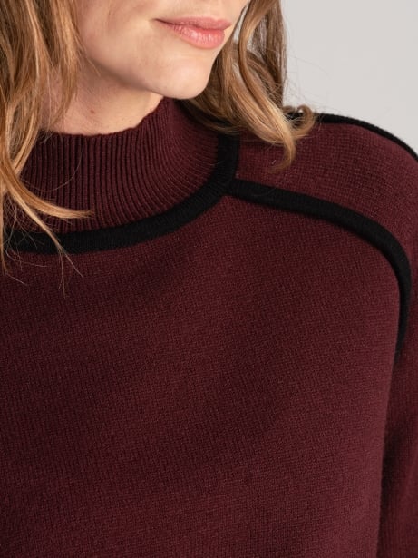 Jersey de mujer de cuello alto con contrastes Invidia 1973 2