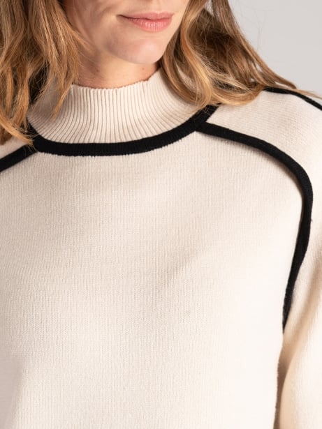 Maglia donna collo alto con... 2