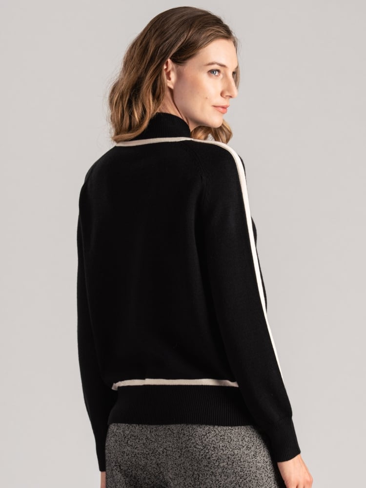 Jersey de mujer de cuello alto con contrastes Invidia 1973