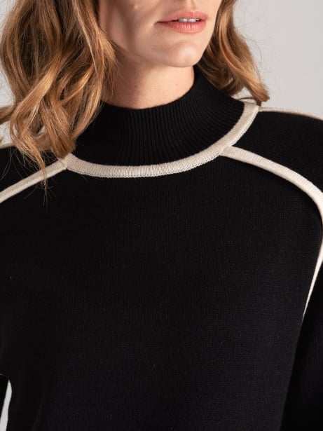 Maglia donna collo alto con... 2