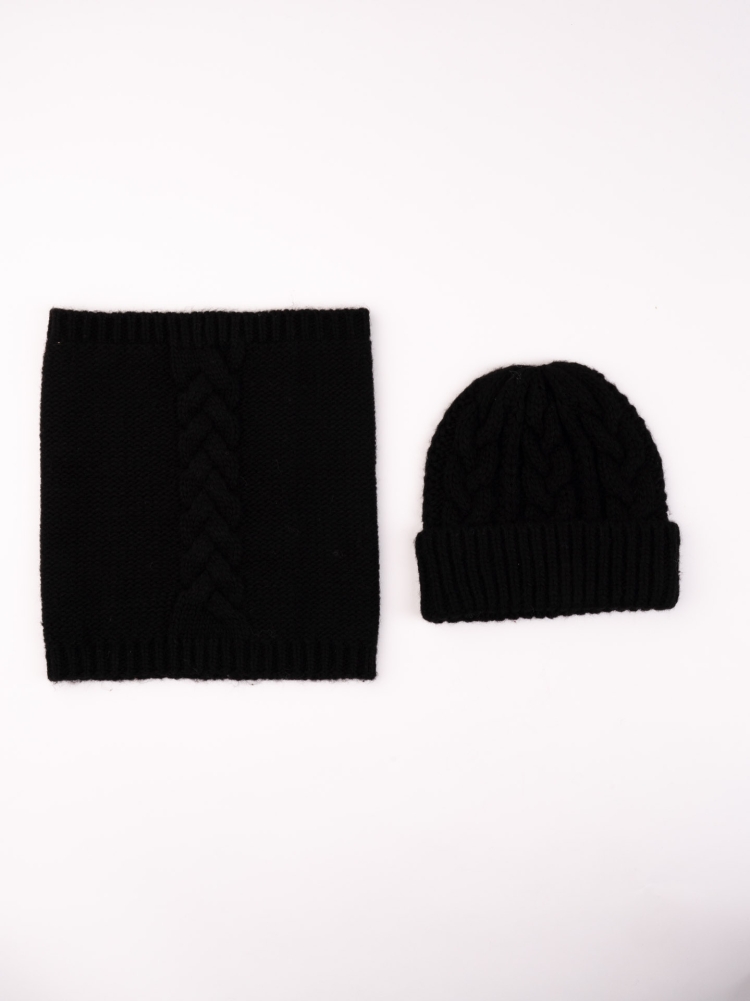 Gorro de mujer de mezcla de lana con trenza Invidia 1973