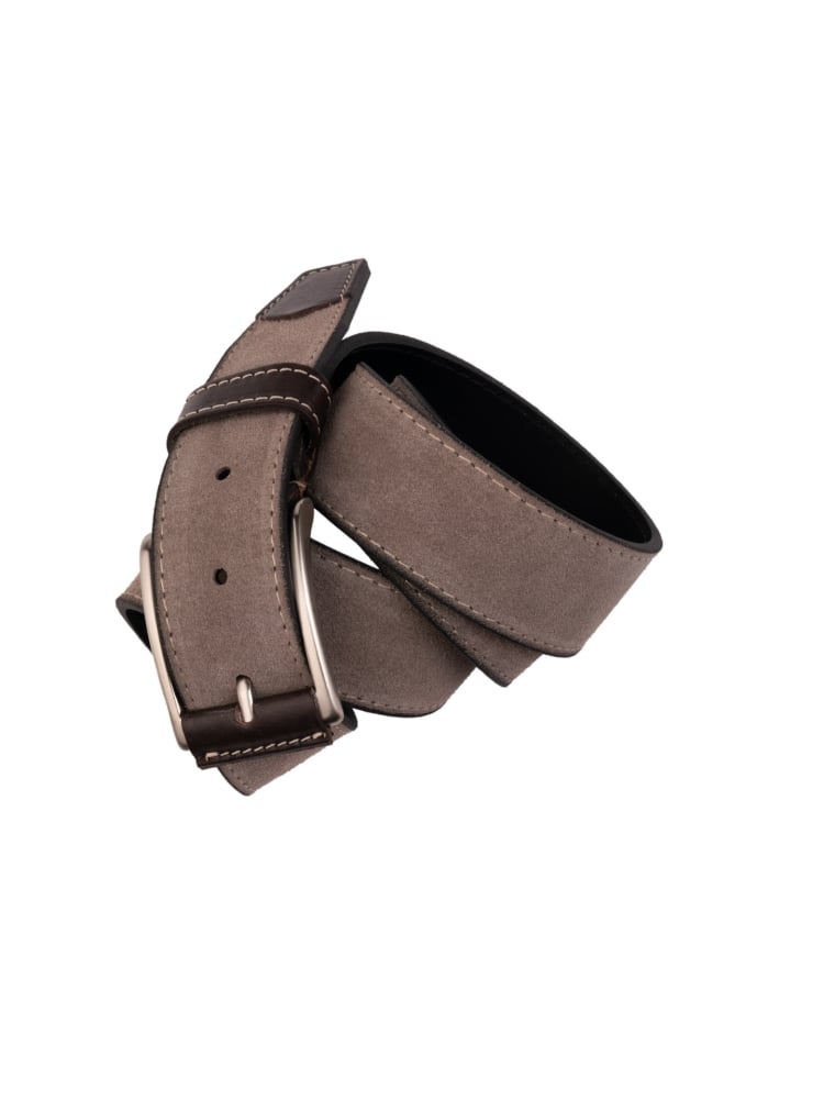 Cinturón de ante bicolor para hombre Invidia 1973
