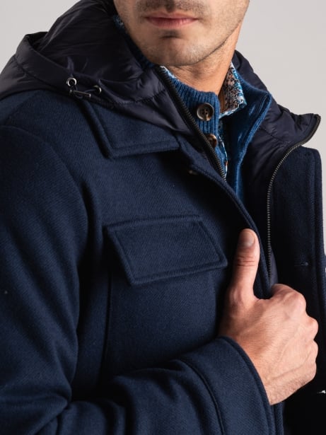 Chaqueta con peto efecto lana para hombre 2