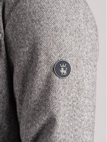 Chaqueta con peto efecto lana para hombre