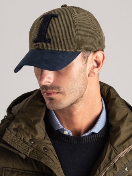 Cappello uomo in velluto...