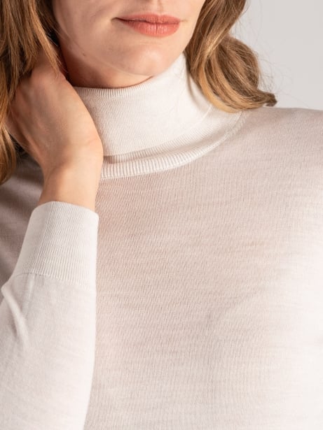 Cuello alto de mujer 100% merino extrafino 2