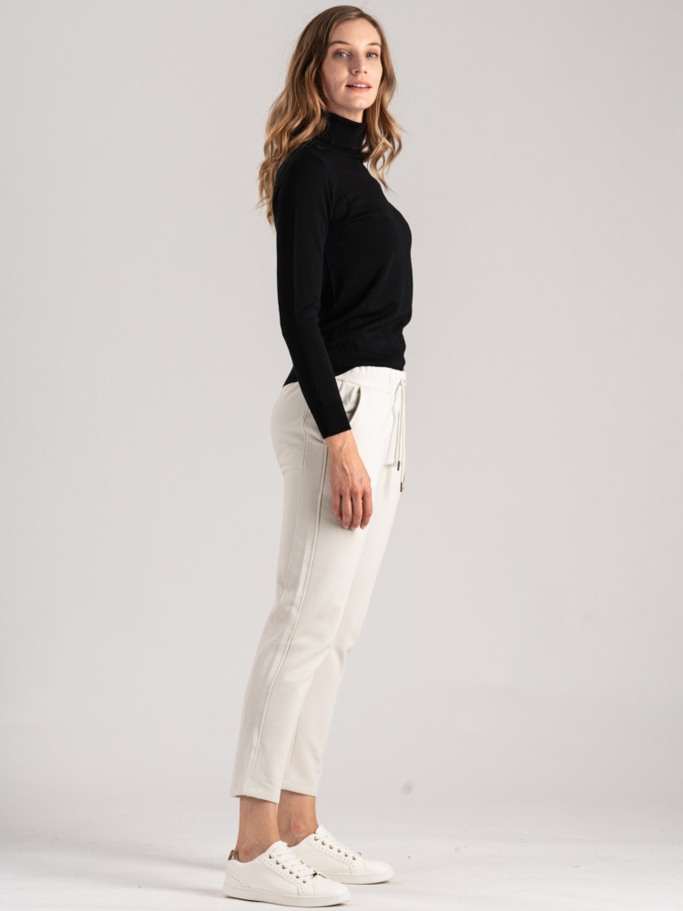 Cuello alto de mujer 100% merino extrafino