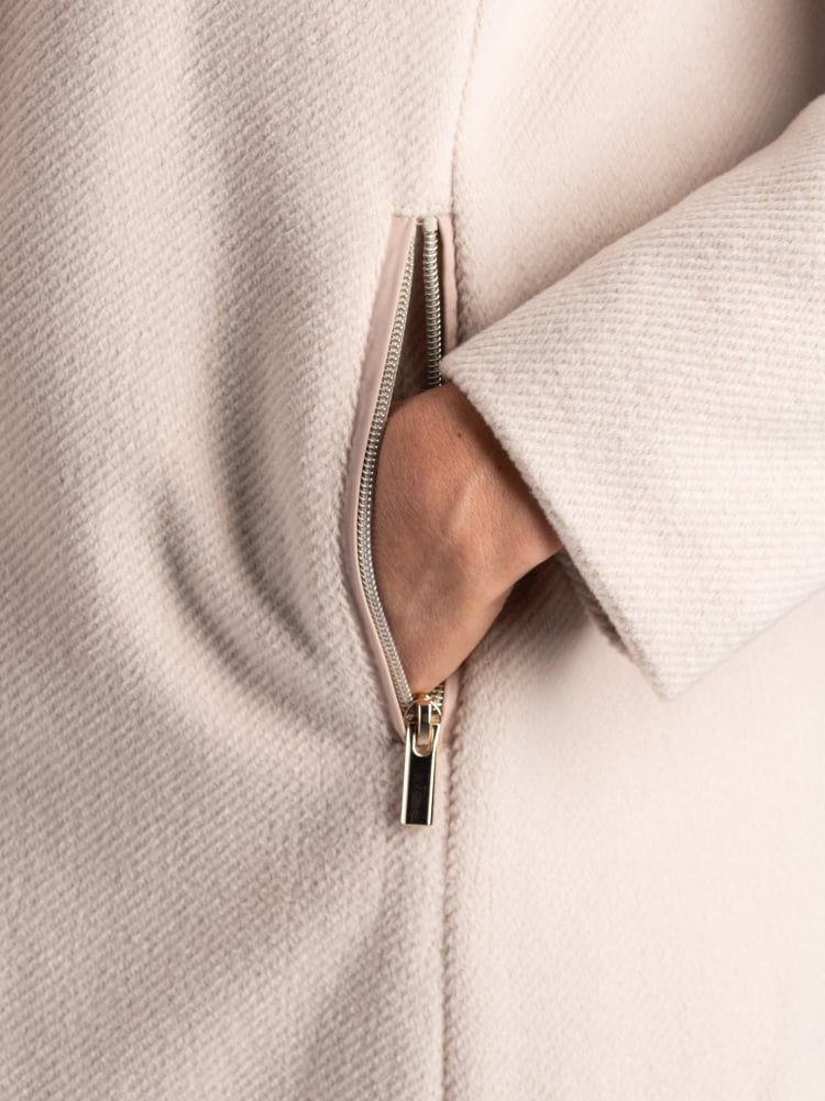 Cappotto donna con pettorina staccabile