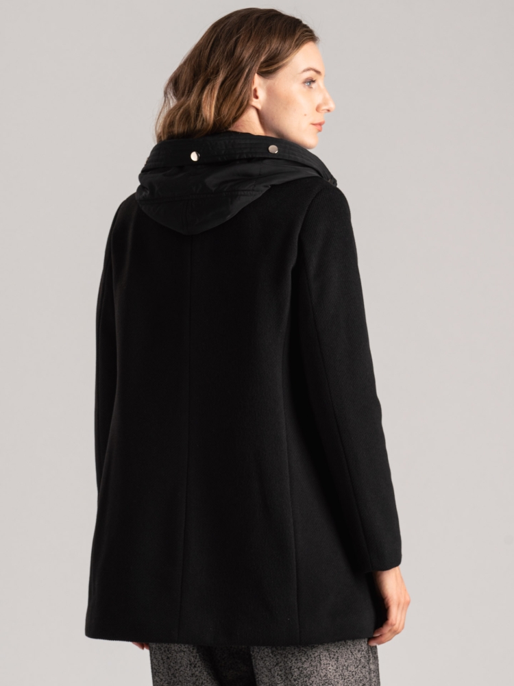 Cappotto donna con pettorina staccabile