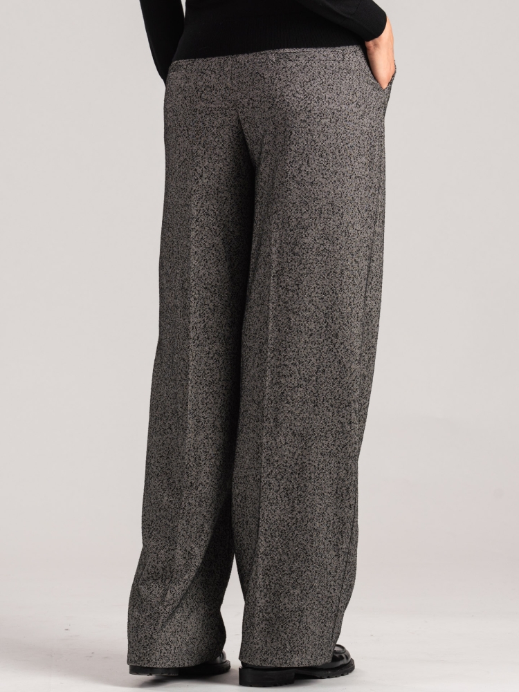 Pantalones chinos de pierna ancha para mujer
