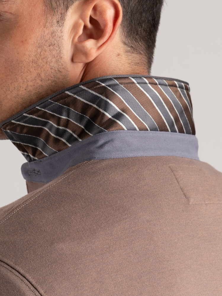 Polo de piqué técnico para hombre con detalles refinados