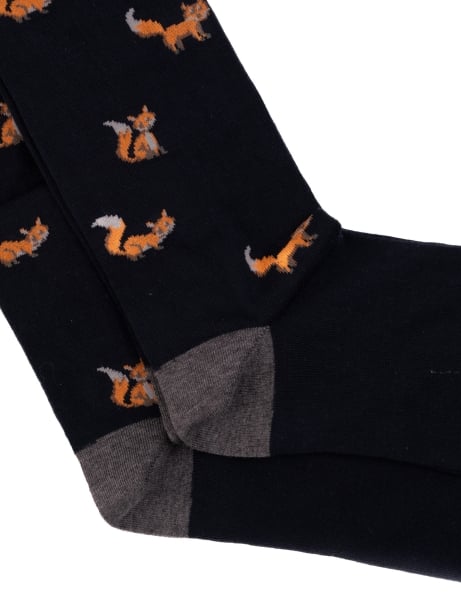 Calcetines de hombre con estampado de zorro Invidia 1973 2