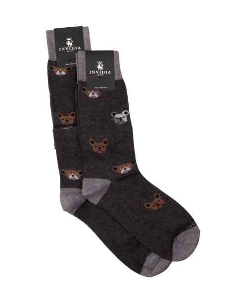 Calcetines de fantasía para hombre perros Invidia 1973