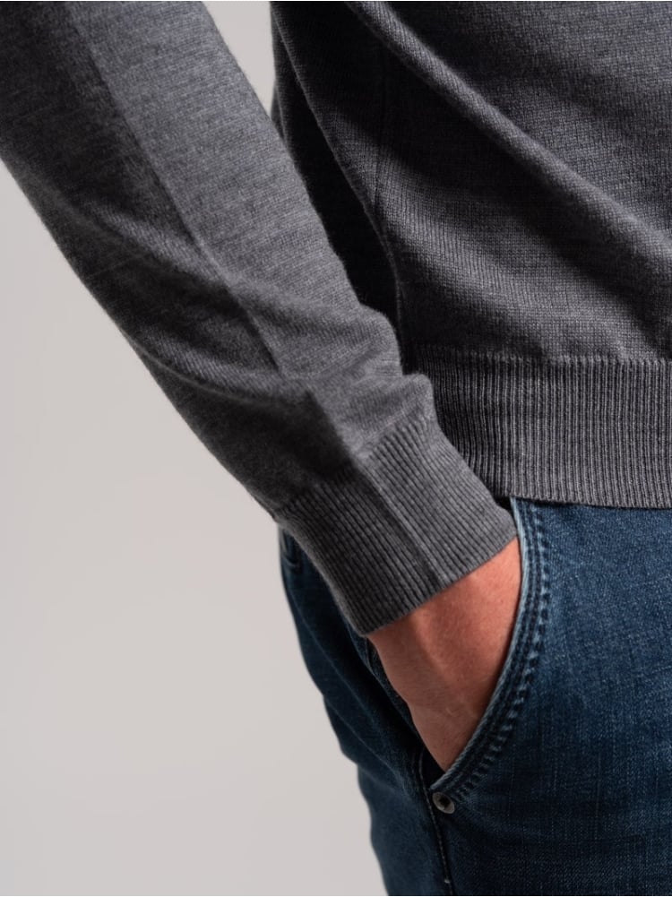 Maglia uomo dolcevita tinta unita in lana merinos | Invidia dal 1973