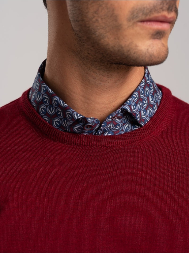 Maglia uomo lana merinos girocollo | Invidia dal 1973