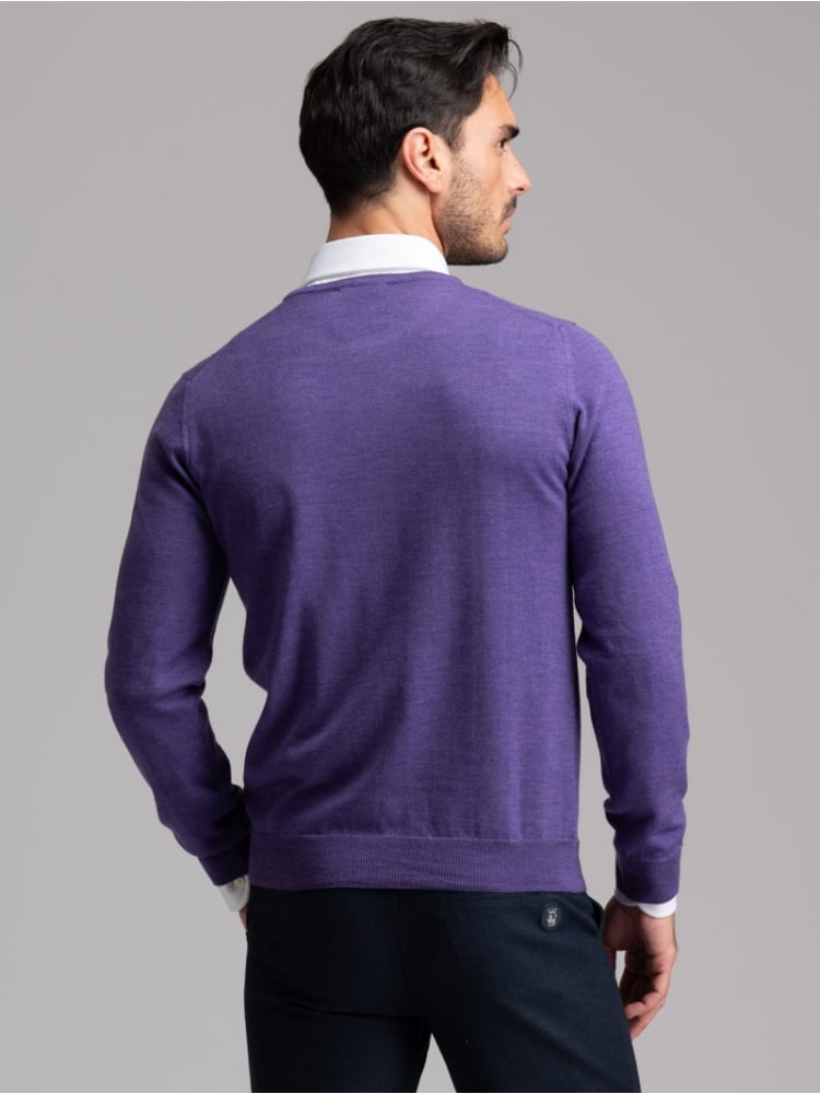 Maglia uomo lana merinos girocollo | Invidia dal 1973
