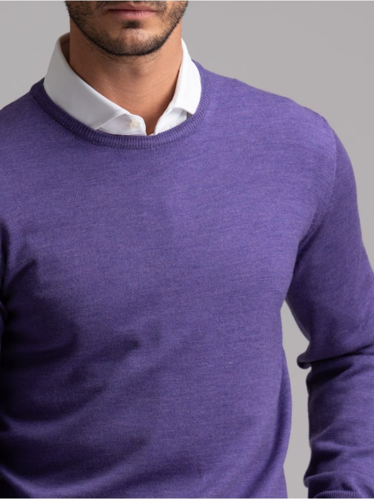 Maglia uomo lana merinos girocollo | Invidia dal 1973
