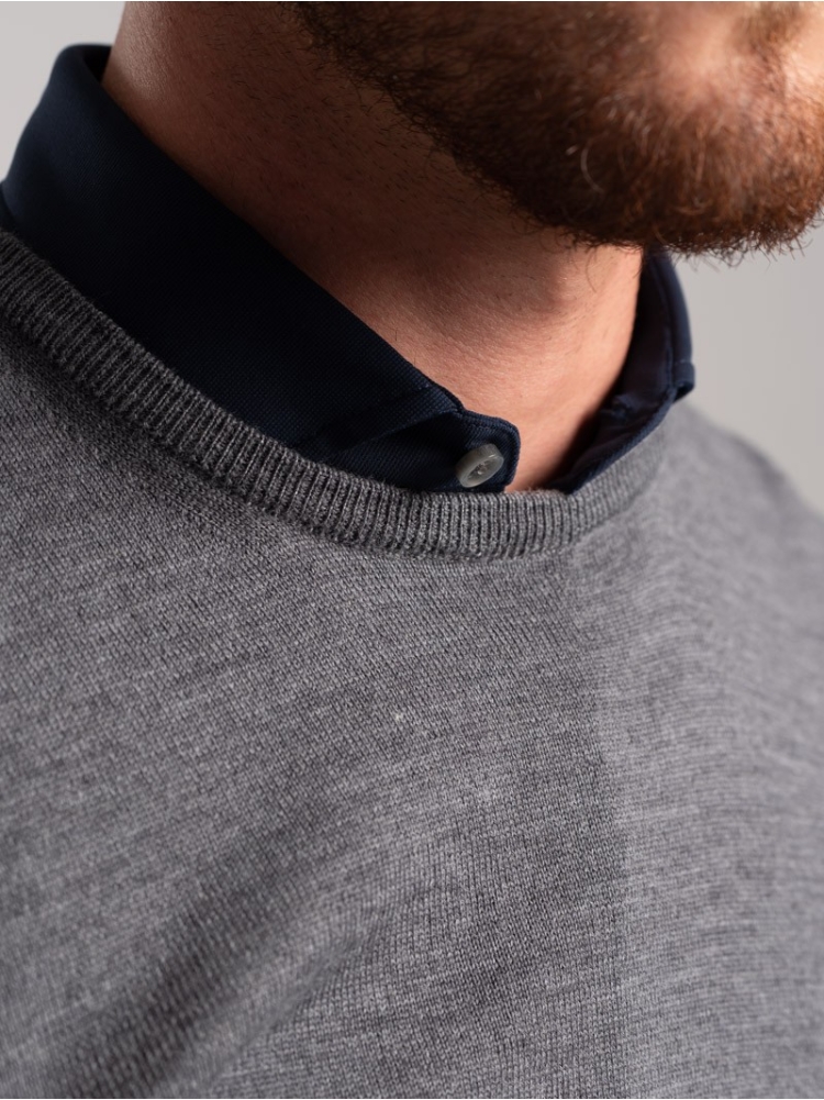 Maglia uomo lana merinos girocollo | Invidia dal 1973